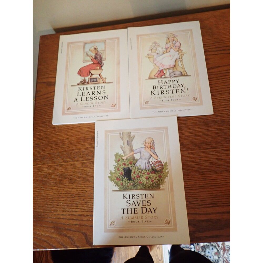 American Girl Kristen Pleasant Company Books 2, 5, 4 Lot (3) Vintage